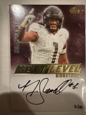 2023 SAGE Low Series Next Level Signatures GOLD 10 Noah Sewell Rookie Auto RC