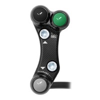 Linke Racing-Schalter Jetprime FüR Kawasaki Ninja ZX-6R (636) 2024-25 Schwarz