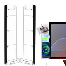 Monitor Memo Board, 2 PCS Multifunction Sticky Note Holder for Computer Screen