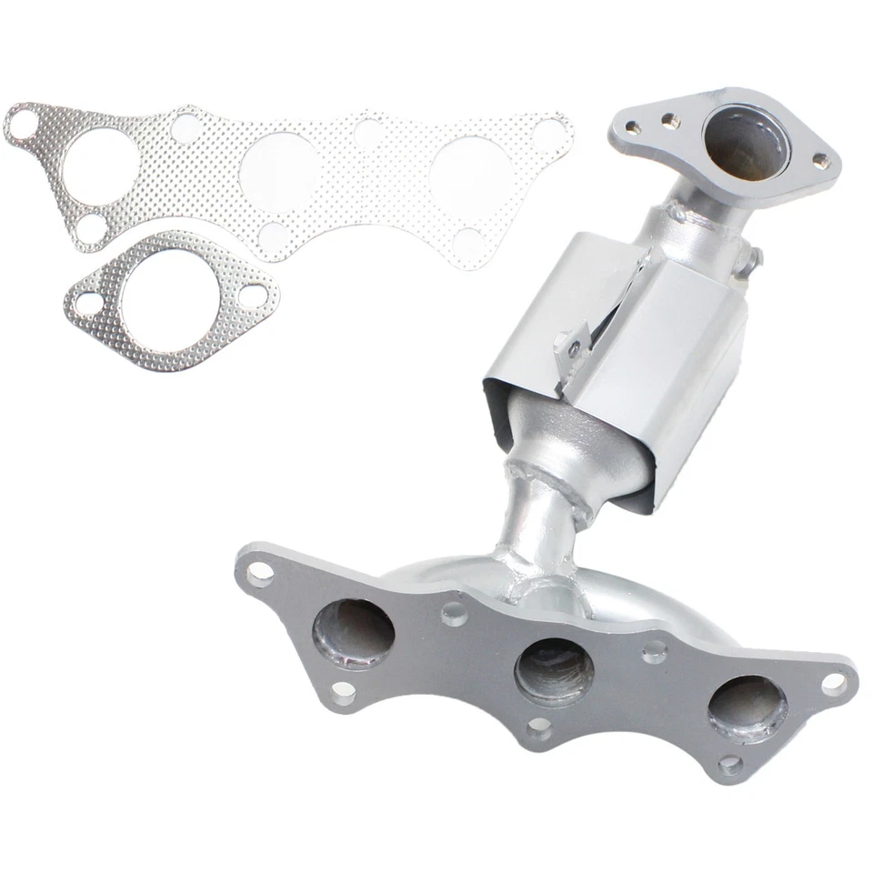 Juego de 2 convertidores catalíticos delantero lado conductor y pasajero izquierdo derecho par Foto 2 de 4