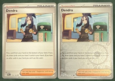 Pokémon TCG Dendra Scarlet & Violet Paldea Evolved 179/193 Reverse Holo NM