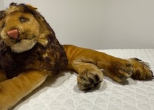 1960's Steiff VINTAGE Original Leo Lion Germany Ear Tag Excellent Condition