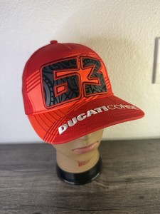 Ducati Dual Pecco Bagnaia 63 cap. Red And Black.