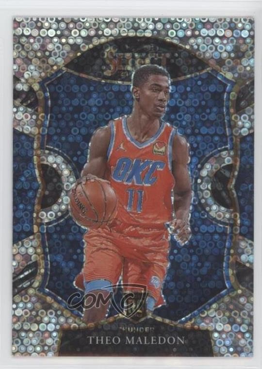 2020-21 Panini Select Concourse Disco Prizm Theo Maledon #94 5i2