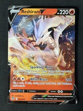 Reshiram V 024/195 Sword & Shield Silver Tempest Holo Pokemon