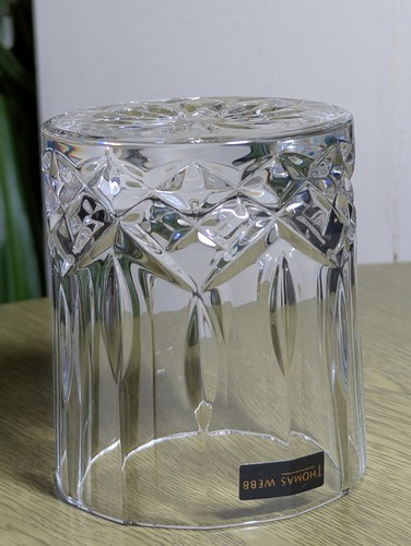 Thomas Webb crystal Opera six boxed whisky tumblers 8.5cm/3 3/8" superb - Picture 4 of 8