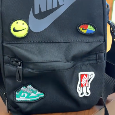 Nike Big Kids Patch Just Do It Insulated Lunch Bag Tote Hanging Strap  Crossbody | eBay