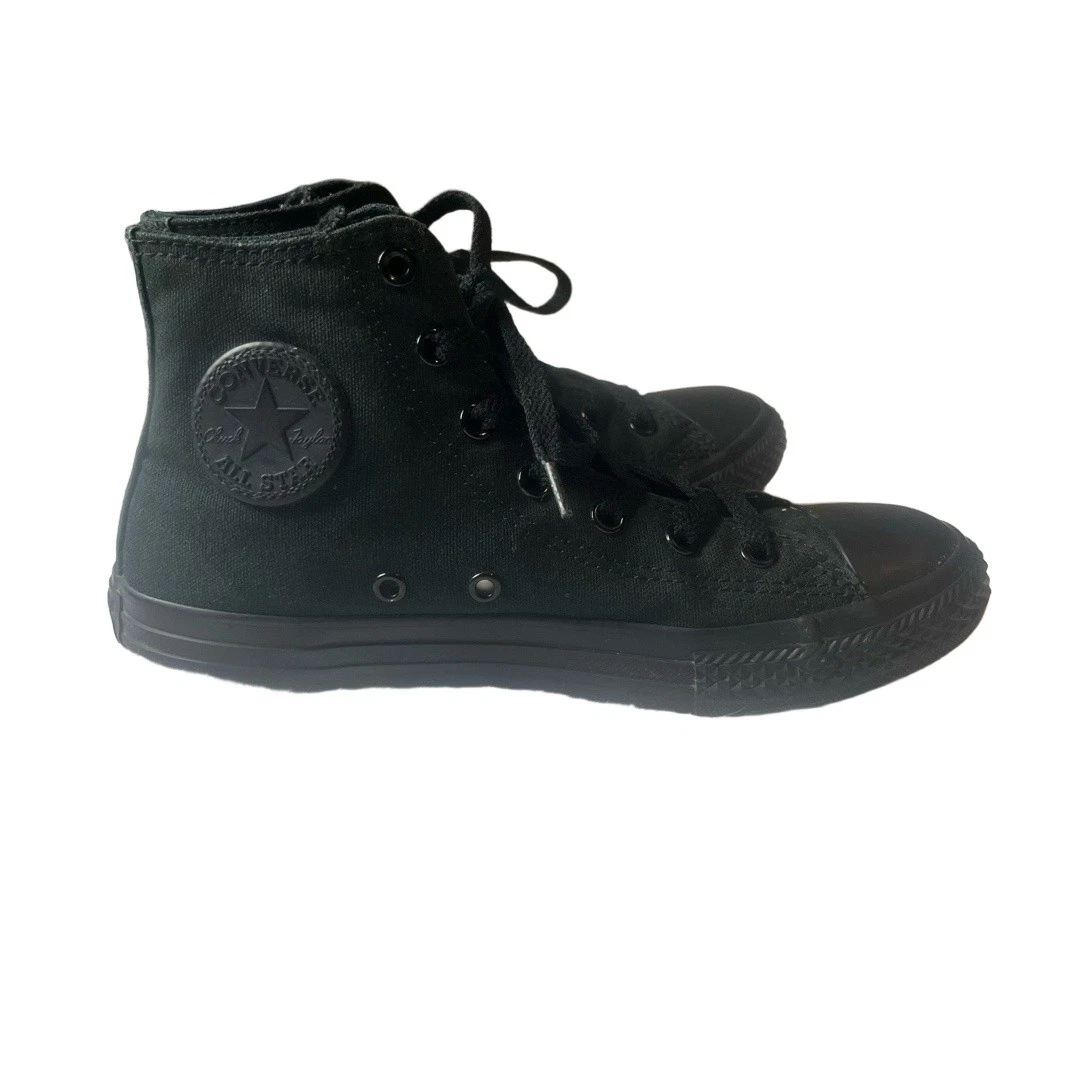 Sneakers Converse Chuck Taylor All Star taglia US 3 nere alte tela 3S12A