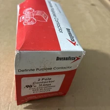 *New* 2 pole DeversiTech Contactor EC30224 24V 30A Definite Purpose Contactor