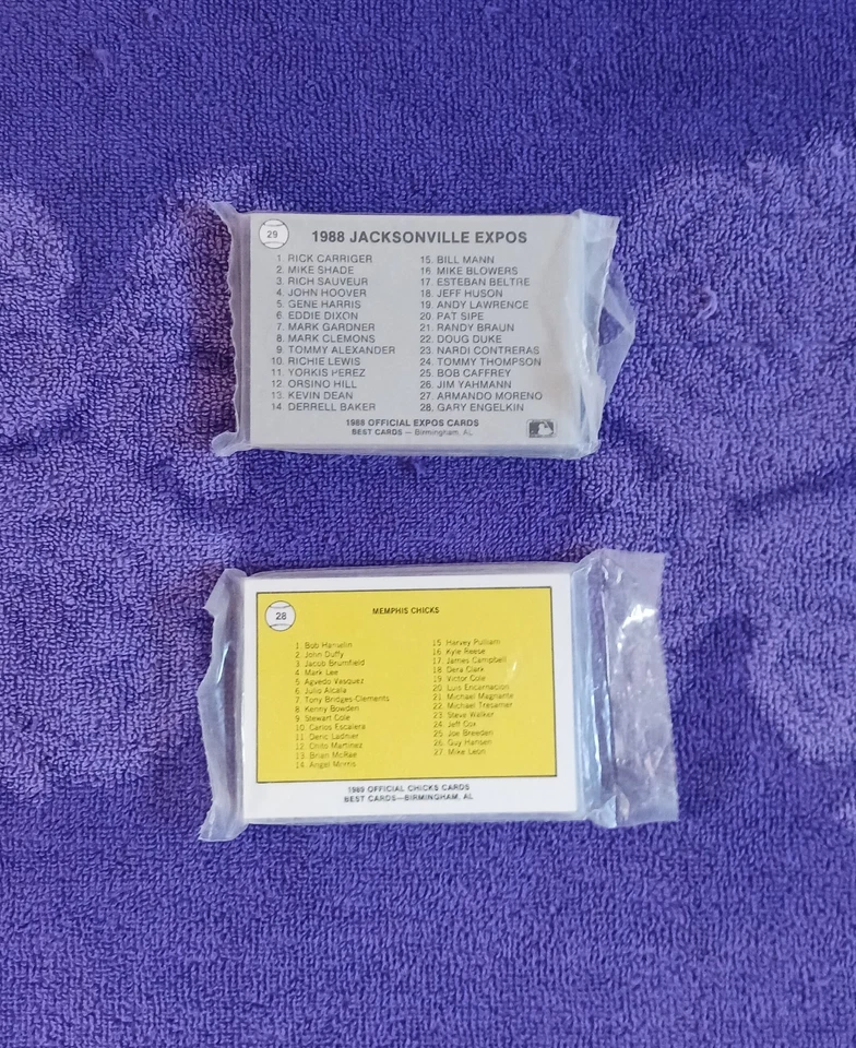 A Pair Of Late 1980's Minor League Baseball Team Sets. - Image 2 of 2