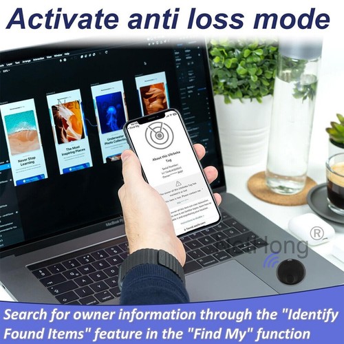 2 szt. Mini: Inteligentny tracker do Apple "Find My" | Samochód, portfel i klucze NOWY - Zdjęcie 10 z 17
