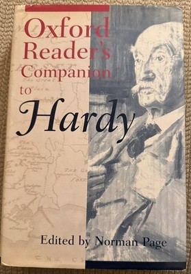 The Oxford Reader's Companion to HARDY, Edited by Norman Page, HC w/DJ (2000)