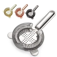 Cocktail Strainer,hawthorne strainer,Stainless Steel Bar Strainer, Bar Tool D...