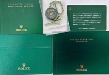 Rolex Genuine Booklet Tag Card Holder Set for Explorer Accessories x5