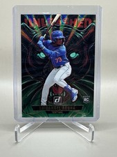 2025 Panini Donruss Unleashed Green Laser Luisangel Acuna Rookie RC NY Mets