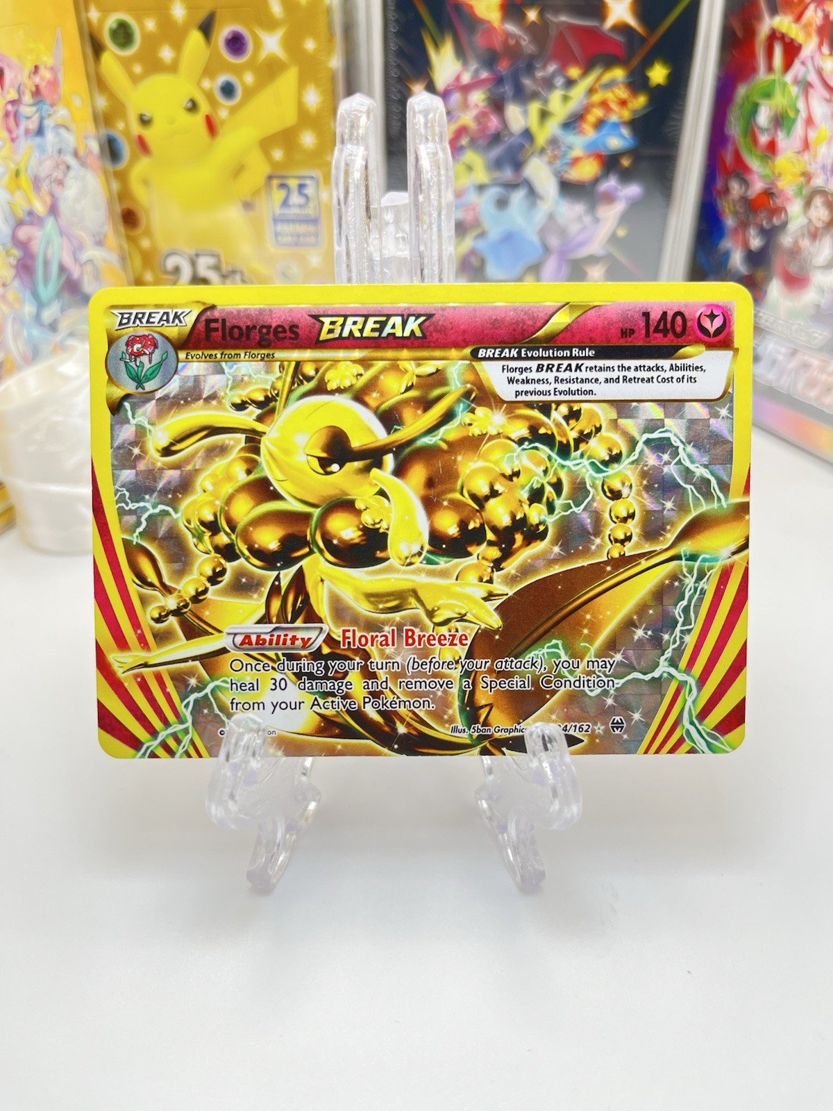 Florges BREAK 104/162 BREAKthrough NM Ultra Rare Pokemon Card