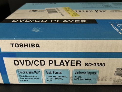 Lettore CD DVD Toshiba SD-3980 nuovo e sigillato con telecomando - Foto 2 di 5