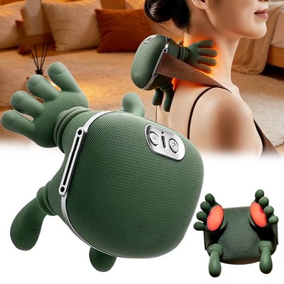 Electric Back Neck Shoulder Massager w/ Heat Deep Tissue Pain Relief 3D Kneading