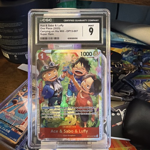 Ace & Sabo & Luffy graded CGC 9 for sale on eBay