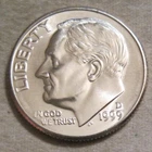 SELLING AS SHOWN - 1999 D UNCIRCULATED ROOSEVELT DIME ~ NICKEL CLAD COPPER ~ 528
