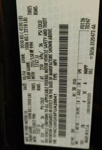Alternator 150 Amp Without 110v Outlet Fits 13-19 ESCAPE 236519 - Picture 12 of 12