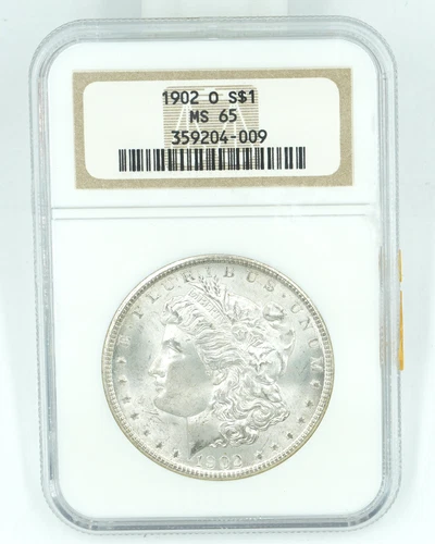 1902-O NGC MS65 Morgan Silver Dollar Blast White