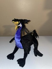 Disney MALEFICENT DRAGON Plush 14" Sleeping Beauty Stuffed Toy Plush 2000   