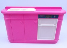 Mattel Barbie Kitchen Playset 8754 Sink Dishwasher Pink White Vintage 1990