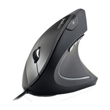 Perixx PERIMICE-513 Wired Ergonomic Vertical Mouse - 6 Buttons with black
