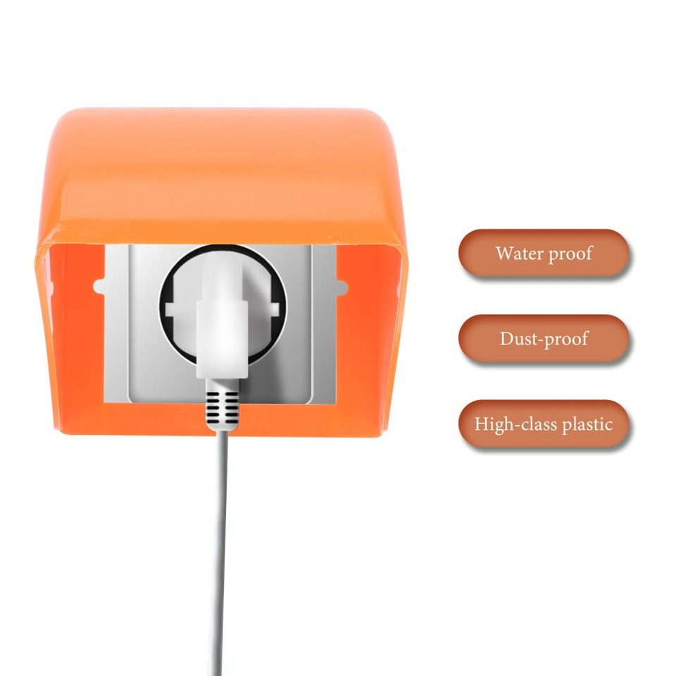 4Pcs Outside Sockets Cover Waterproof Wall Socket Protector 86 Type ...