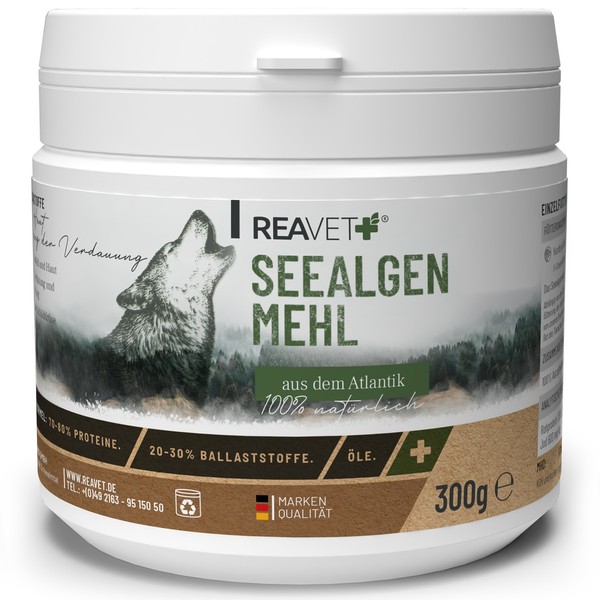 Reavet Seealgenmehl Hund 300G - Barf Zusatz Mineralien, Futterzusatz-image