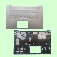 Silver For HP Envy 17-CG Palmrest Cover US Keyboard Backlit L87983-001