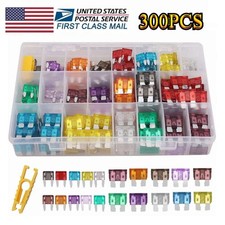 300Pcs Car Blade Fuse Assortment Assorted Kit Blade Set Auto Truck Automotive