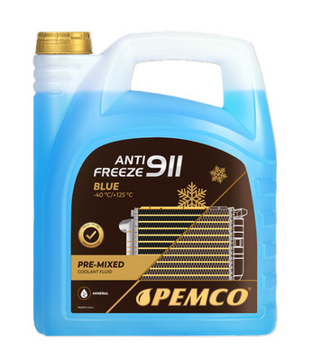 PEMCO Antifreeze 911 Frostschutz Kühlerfrostschutzmittel 5 Liter