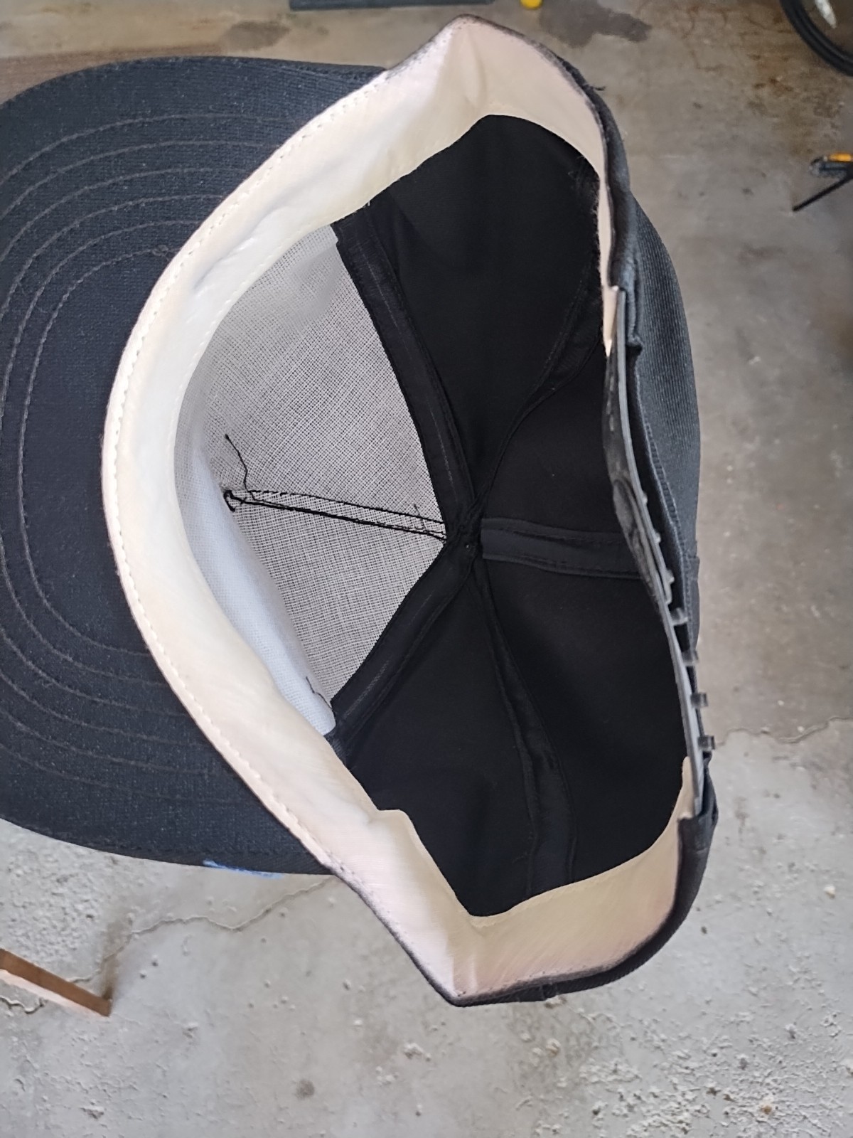 Vtg USA WORKING HARD Patch Eagle Hat Snapback Tru… - image 11