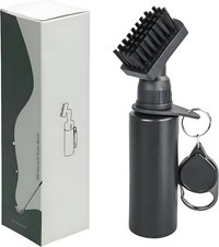 Golf Club Cleaner Brush w/ Retainer Clip  4oz Squeeze Bottle, Golf Accessories