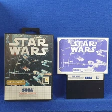 Master System STAR WARS *x Boxed & Complete Sega PAL REGION FREE (Works in US)