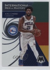 2019-20 Panini Mosaic International Men of Mastery Joel Embiid #1 16wc