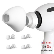 4 Pairs Ear Tips for AirPods Pro 1  2 Relief Pain  Fit in Case Mix Sizes