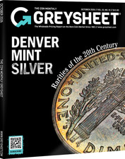 Official Greysheet Magazine: October 2026 - Vol. IX, #10 - US Coins Price Guide