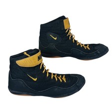 Nike Inflict Wrestling Shoes Black Gold Mens 15 Boxing MMA 325256-004 OG Vintage