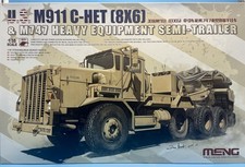 U.S. M911 C-HET (8x6) & M747 Heavy Equipment Semi-Trailer - Meng