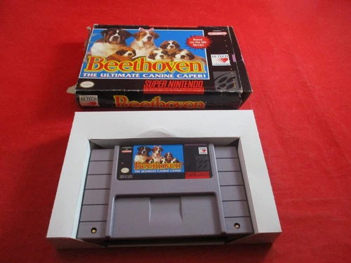 Beethoven: The Ultimate Canine Caper (Super Nintendo SNES) w/ Box game WORKS!
