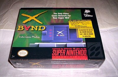 Rare Super Nintendo XBAND Modem for SNES (Brand New, Factory Sealed) | eBay
