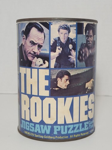 THE ROOKIES 1975 Television Vintage Jigsaw Puzzle 200 Pieces in Can NOS - Picture 3 of 8