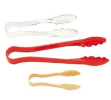 Cambro 9TGS 12 ea. -  9" Lugano Scallop Grip Plastic Tongs