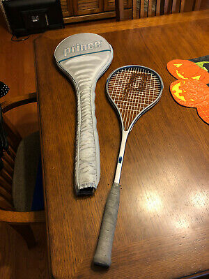 Vintage 1990 Prince EXTENDER EXCL Squash Racquet w/ Matching Vintage 1990 Prince EXTENDER EXCL Squash Racquet w/ Matching