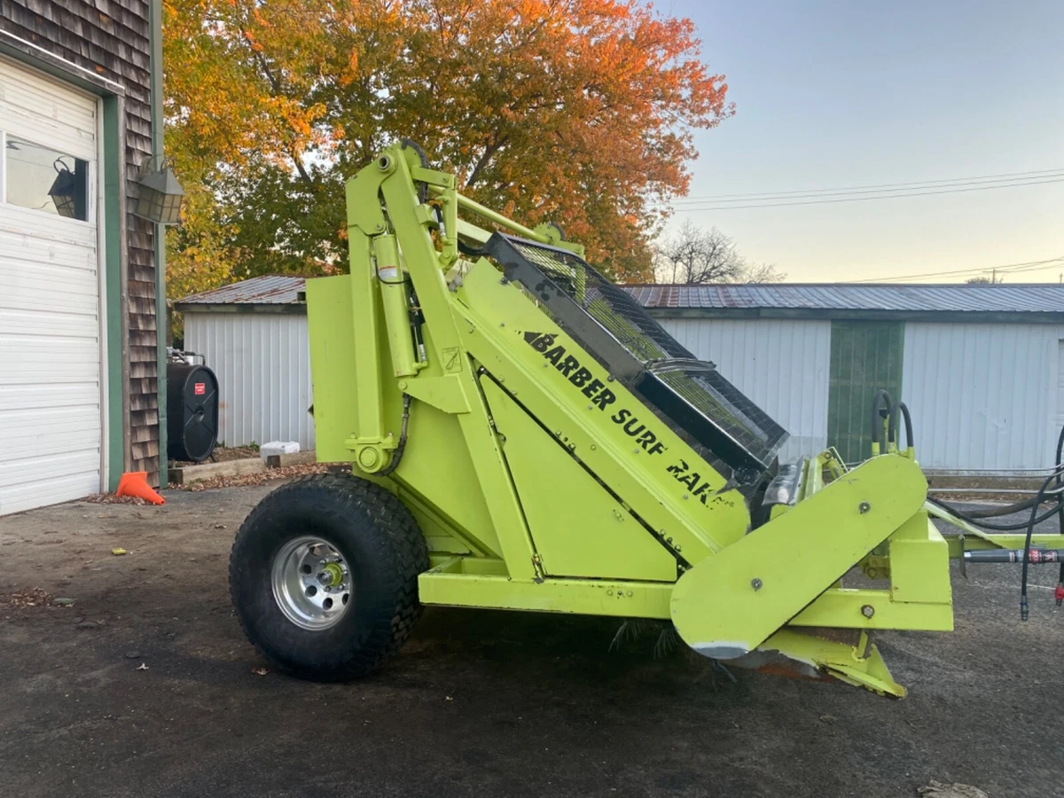 Barber clearance turf rake