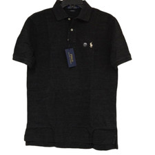 Polo Ralph Lauren Mens Custom Classic Fit Mesh Polo Shirt Size S