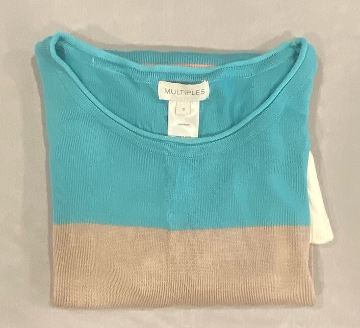 Multiples Womens Sweater Pullover S Multicolor Ra… - image 9